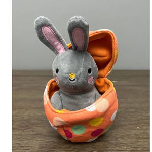 Easter‎ Bunny Plush Egg w/ Bunny Surprise 8"